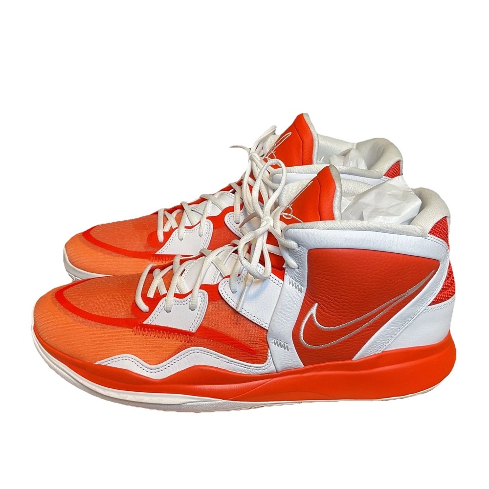 Nike Kyrie Infinity TB DO9616-802 Sneakers Mens 17 White Orange Basketball Shoes